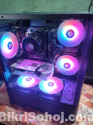 সুপার গেমিং পিসি বিক্রি! Ryzen5 5600+RX580